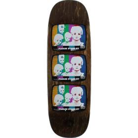 10x32.25 Black Label Stand By Jumbotron Shaped Deck - Brown Stain