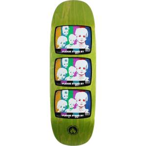 10x32.25 Black Label Stand By Jumbotron Shaped Deck - Lime Green Stain