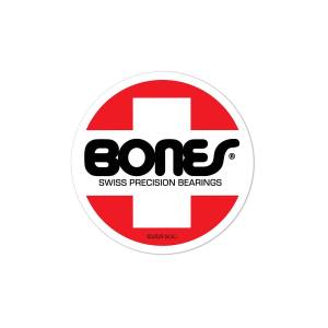 Bones Bearings OG Swiss Circle Sticker - 1.75" - PRE-ORDER