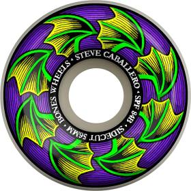 56mm 104a Bones SPF P5 Side-Cut Steve Caballero Bat Wings Wheels