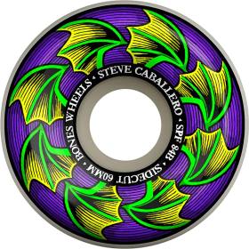 60mm 104a Bones SPF P5 Side-Cut Steve Caballero Bat Wings Wheels