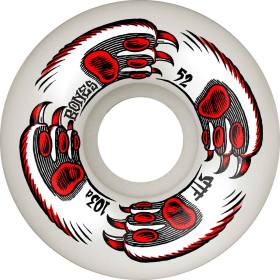 52mm 103a Bones STF V5 Sidecut Kitty Twister Wheels - White