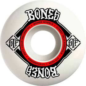 54mm 103a Bones STF V1 Standard Annuals Wheels - White/Red