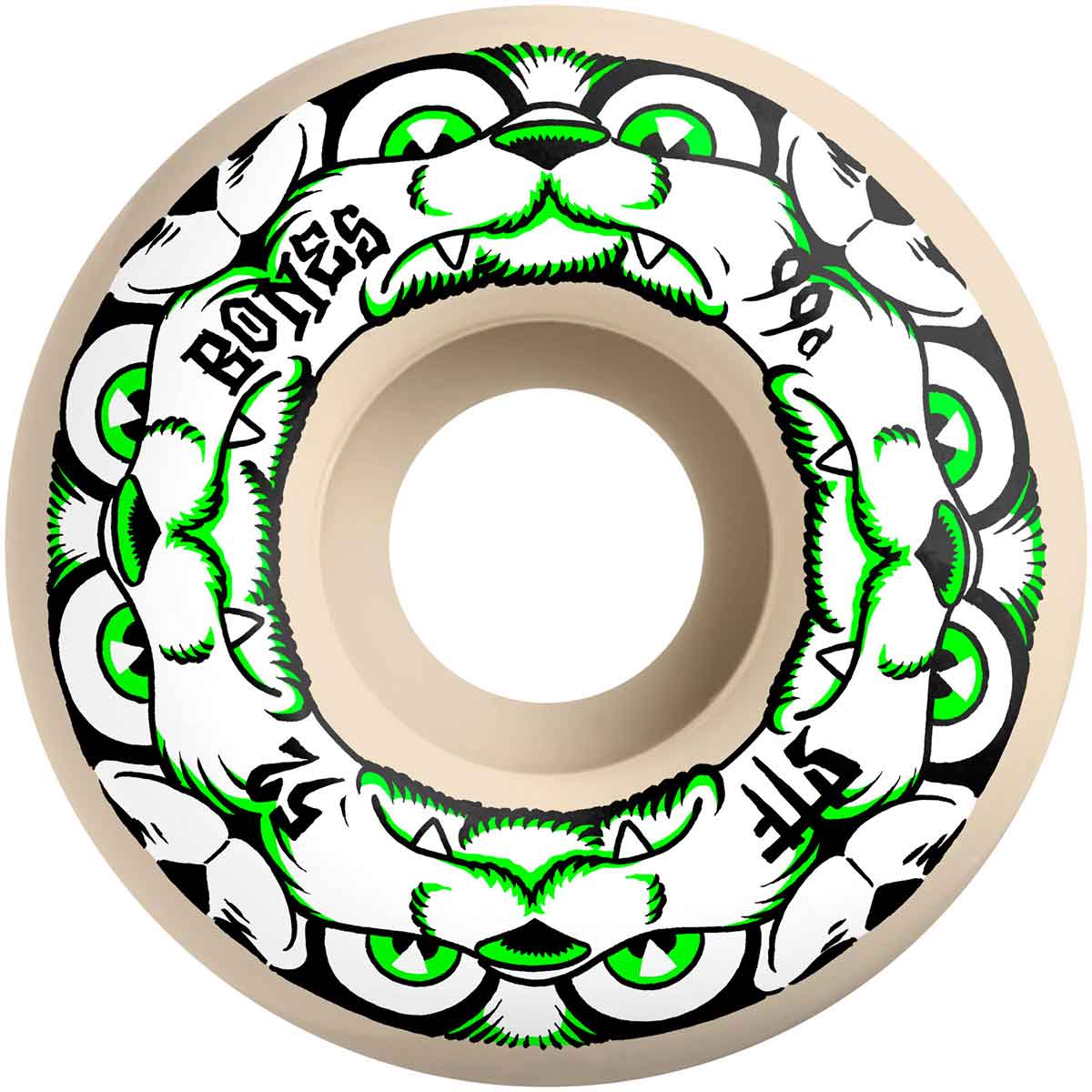 BONES WHEELS STF Skateboard Wheels Ninety-Nines 52mm V4 Wide