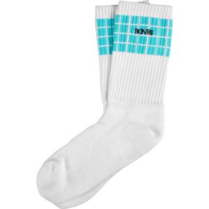 Bones Wheels Pool & The Gang Socks - White/Blue