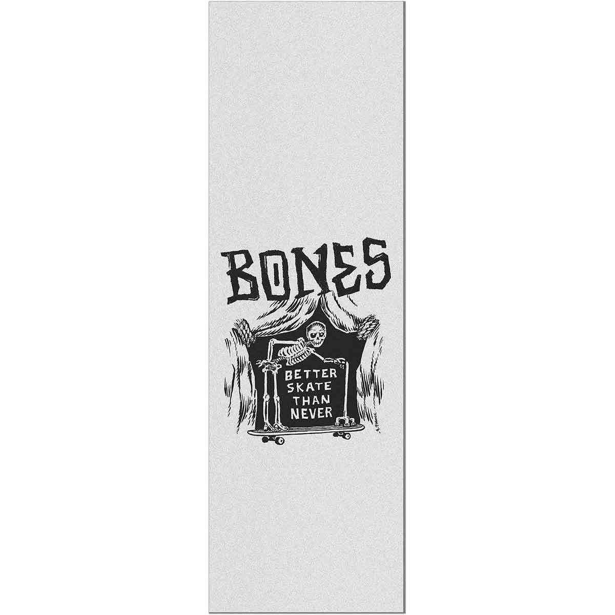 Bones Wheels Premium Printed Skateboard Griptape - Better SK8 Than