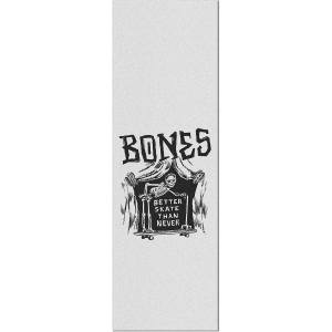 10.5x33 Bones Wheels Premium Printed Griptape - Better SK8 Than Never - Clear