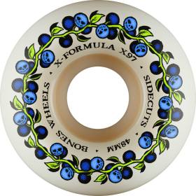 48mm 97a Bones X-Formula V5 Side-Cut Skull Berries Wheels - White