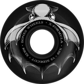 52mm 99a Bones X-Formula V5 Side-Cut Dark Waters Wheels - Black