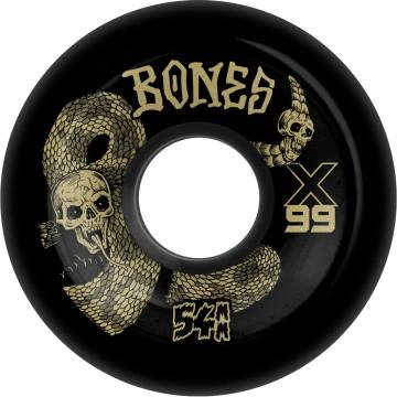 BONES X-FORMULA54㎜99a V7 Bones X-Formula V7 Double-Lock Skateboard Wheels - Natural