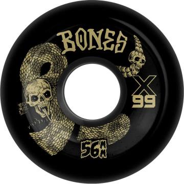 BONES X-FORMULA 56mm 99A V6/ウィール Bones X-Formula V6 Wide-Cut Death Venom Skateboard Wheels