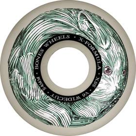 54mm 95a Bones X-Formula V6 Wide-Cut Money Bunny Wheels - White