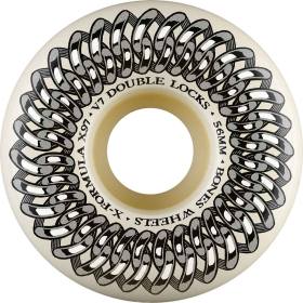 56mm 97a Bones X-Formula V7 Double-Lock Wheels - Natural