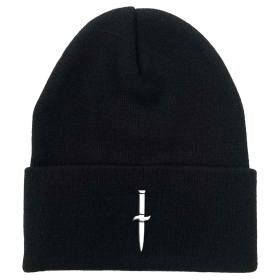 Dagger Skates OG Dagger Embroidered Cuff Beanie - Black