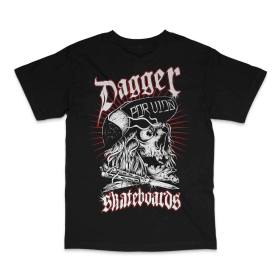 Dagger Skates Por Vida T-Shirt - Black