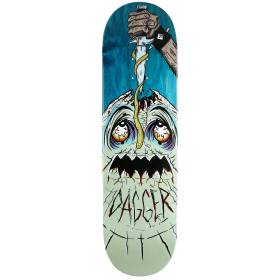 8.5x32.25 Dagger Knife Stabbing Deck - Blue Stain