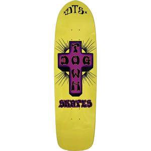 9.045x32.466 Dogtown Big Boy Pool Shaped Deck - Neon Yellow