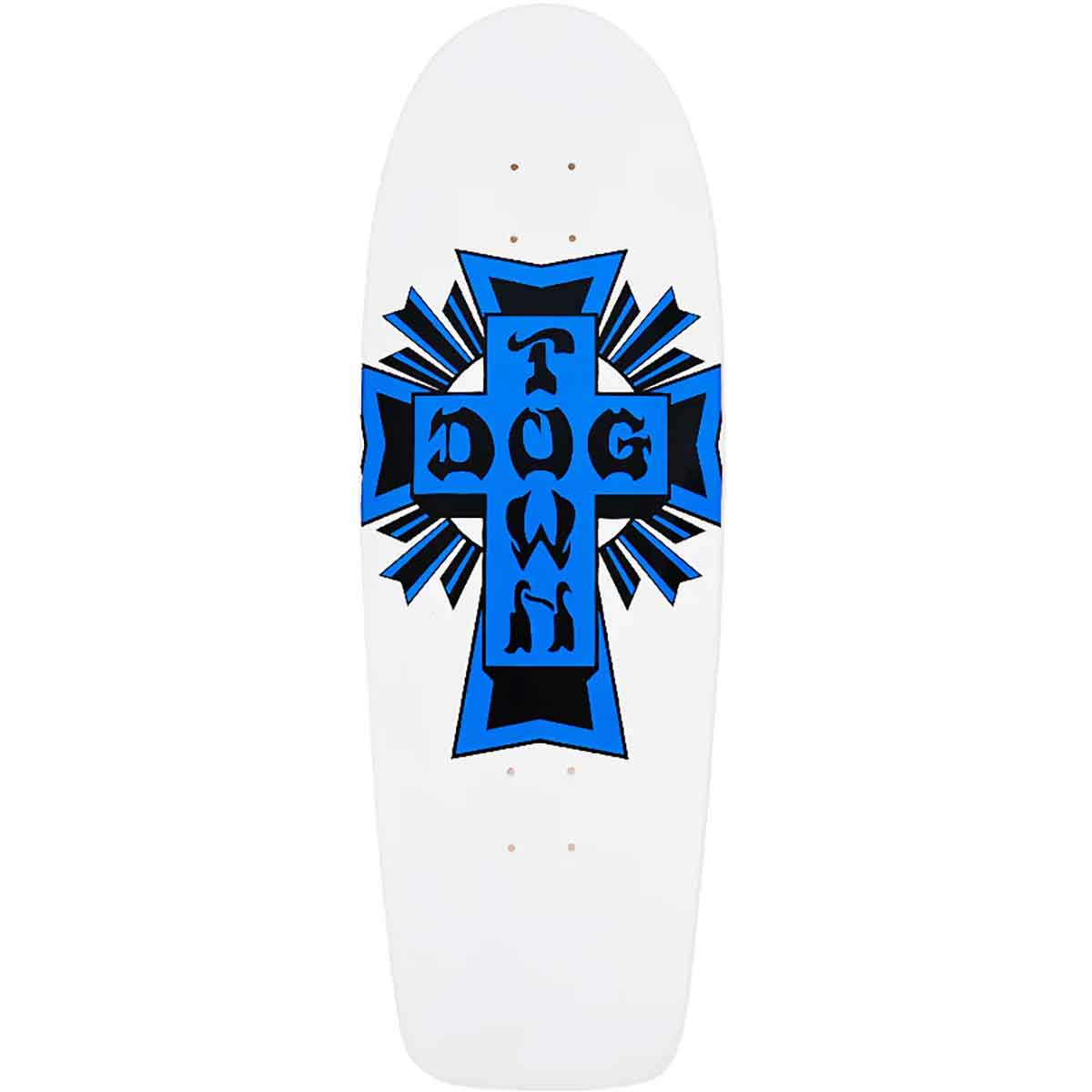 Dogtown Cross Logo 70s Rider Shaped Skateboard Deck - Gloss