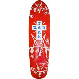 8.5x32 Dogtown Rat Face 2 Cruiser Deck - Red Stain