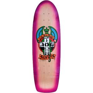 9.135x30.371 Dogtown Red Dog OG 70s Rider Deck - Natural/Transparent Purple Fade