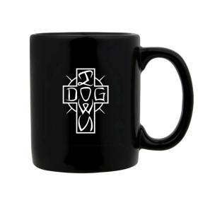 Dogtown Ese Cross Logo Mug - Black/White