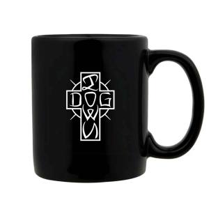 Dogtown Ese Cross Logo Mug - Black/White