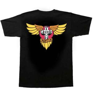 Dogtown  Wings 70s T-Shirt - Black/Yellow Wings