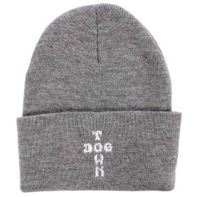 Dogtown Cross Letters Cuff Beanie - Heather Grey