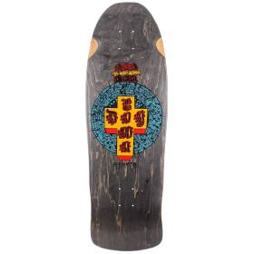 10.25x32 Dogtown Red Dog Mid Size Crisis 80s Re-Issue Deck - Black Stain
