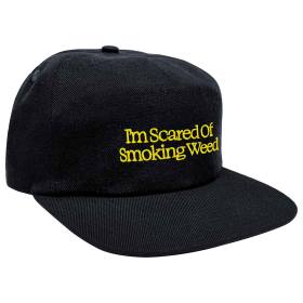 Jacuzzi Unlimited Scared Weed Snapback Hat - Black