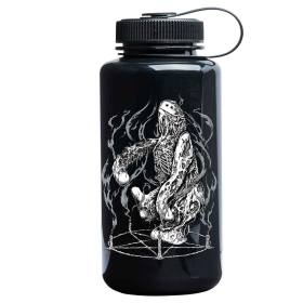 Krooked Necroshmoo Water Bottle - Opaque Black/Multi-Color