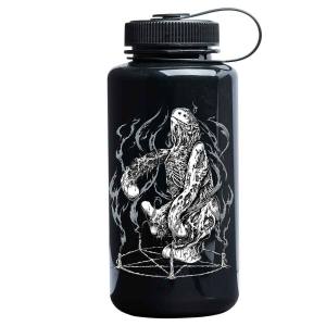 Krooked Necroshmoo Water Bottle - Opaque Black/Multi-Color