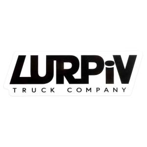 Lurpiv Trucks Big Logo Sticker - Black