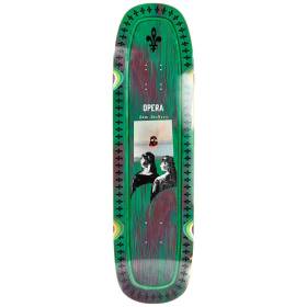 8.75x32.5 Opera Sam Beckett Saints Ex7 Shaped Deck - Green