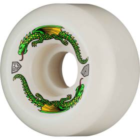 54mm x 34mm 93a Powell Peralta Dragon Formula Dragon Wheels - White