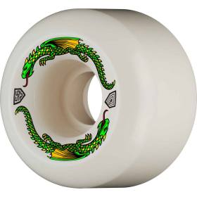 56mm x 40mm 93a Powell Peralta Dragon Formula Dragon Wheels - White