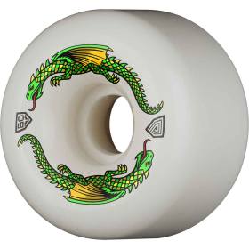 60mm x 40mm 93a Powell Peralta Dragon Formula Dragon Wheels - White