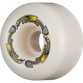 54mm x 39mm 88a Powell Peralta Dragon Formula Wheels - White