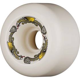 60mm x 40mm 88a Powell Peralta Dragon Formula Wheels - White