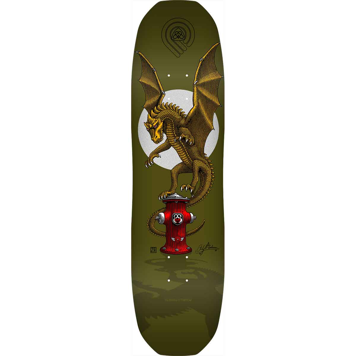 【新品】8.45 Powell Peralta A.Anderson Powell Peralta Pro Andy Anderson Heron 7-Ply Maple