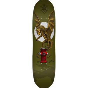 8.45x31.8 Powell Peralta Andy Anderson Hydrant 7-Ply Shaped Deck - Military Green - PRE-ORDER