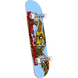 Powell Peralta Cab Ban This Birch Complete Skateboard - Light Blue 7.5x28.65