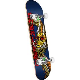 Powell Peralta Cab Ban This Birch Complete Skateboard - Navy 7.5x28.65