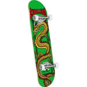 Powell Peralta Cab Chinese Dragon Birch Complete Skateboard - Green 7.5x28.65