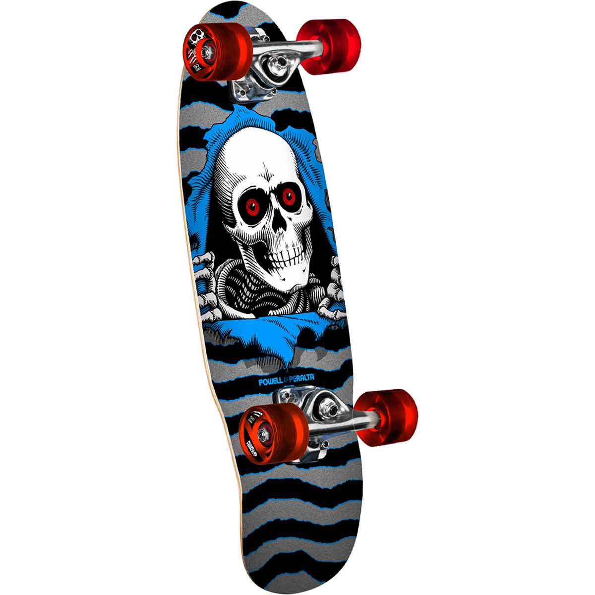 POWELL - 新品 POWELL PERALTA RIPPER DECK 7 inc パウエル Powell Peralta Winged Ripper Complete Skateboard Blue - 7 x