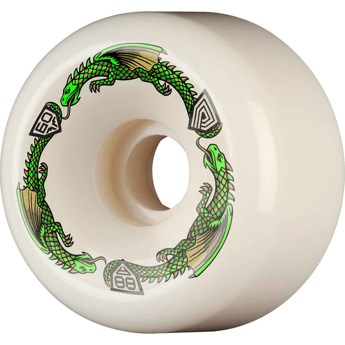 Powell Peralta Dragon Formula Bomber Skateboard Wheels - Natural