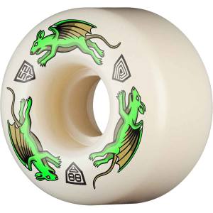 52mm x 34mm 88a Powell Peralta Dragon Formula Nano Rats AV4 Wheels - Natural