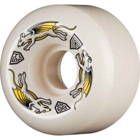 54mm x 34mm 88a Powell Peralta Dragon Formula Nano Rats Wheels - White