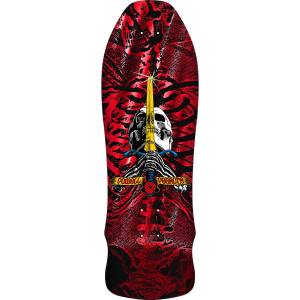 9.75x30 Powell Peralta Geegah Skull & Sword Re-Issue Deck - Red Foil - PRE-ORDER