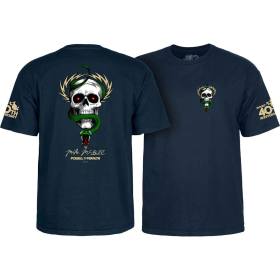 Powell Peralta Mike McGill Skull & Snake 40th Anniversary T-Shirt - Navy